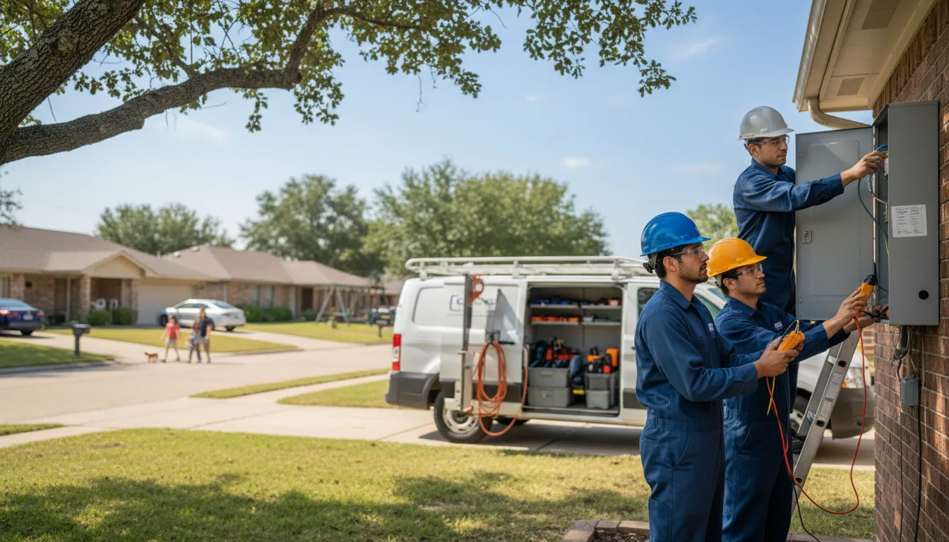 Certified electrician providing emergency electrical services in Friars Point, MS